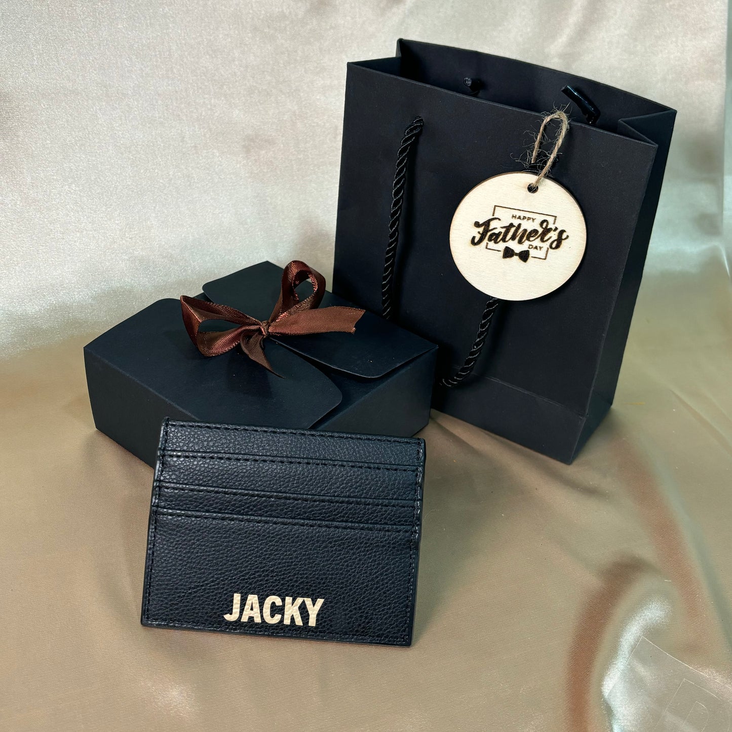 Personalised Leather Card Holder