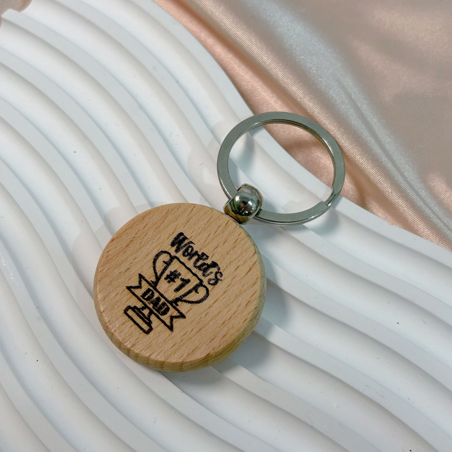 Personalised Wooden Keychain