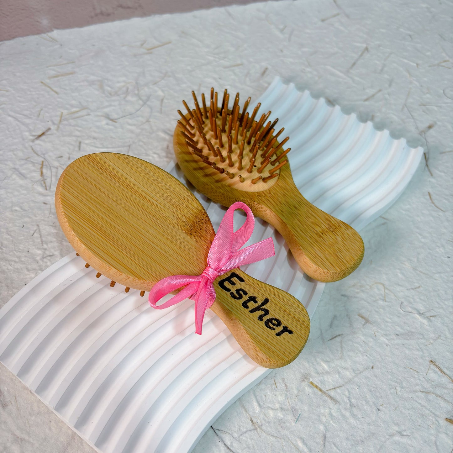 Personalised Travel Size Bamboo Comb