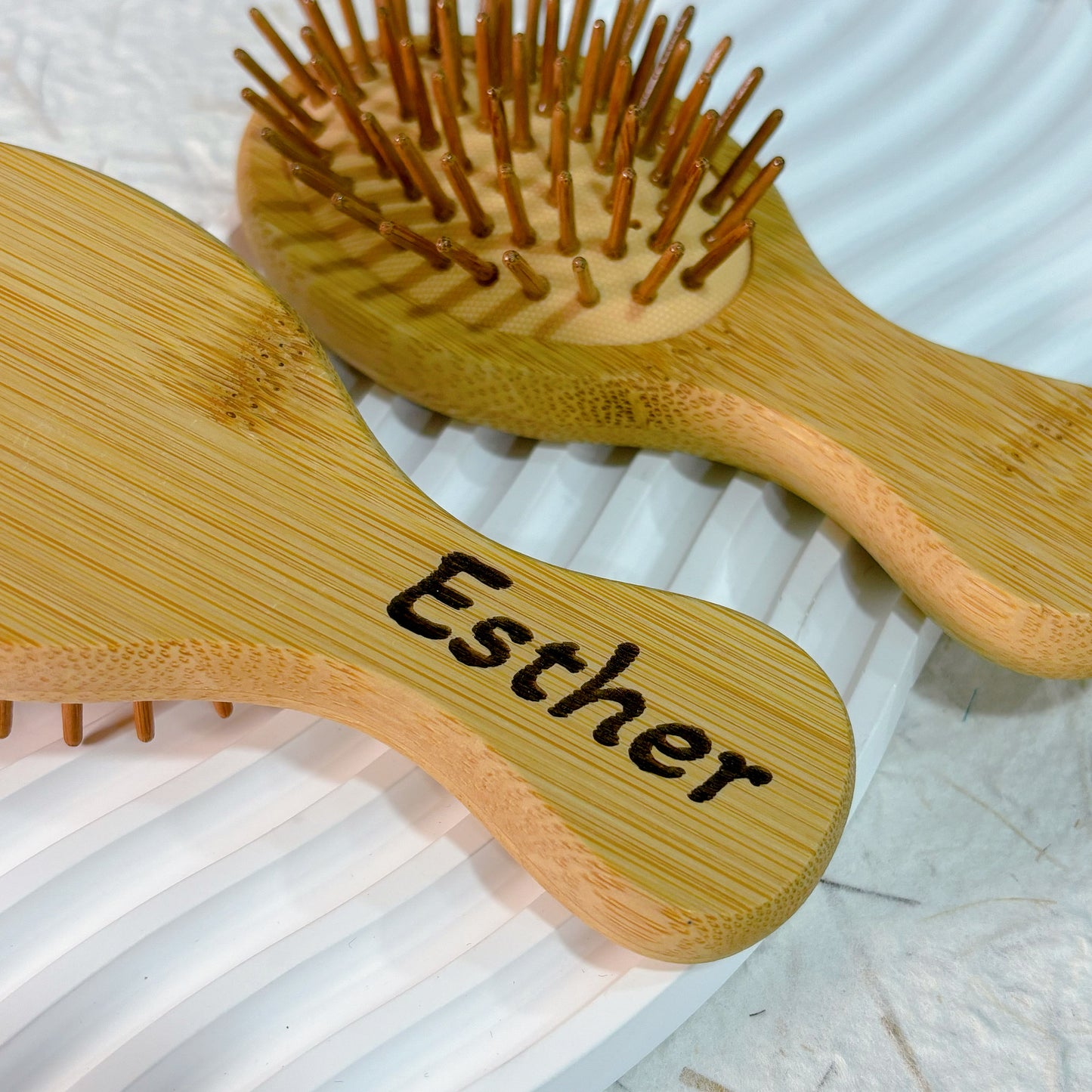 Personalised Travel Size Bamboo Comb