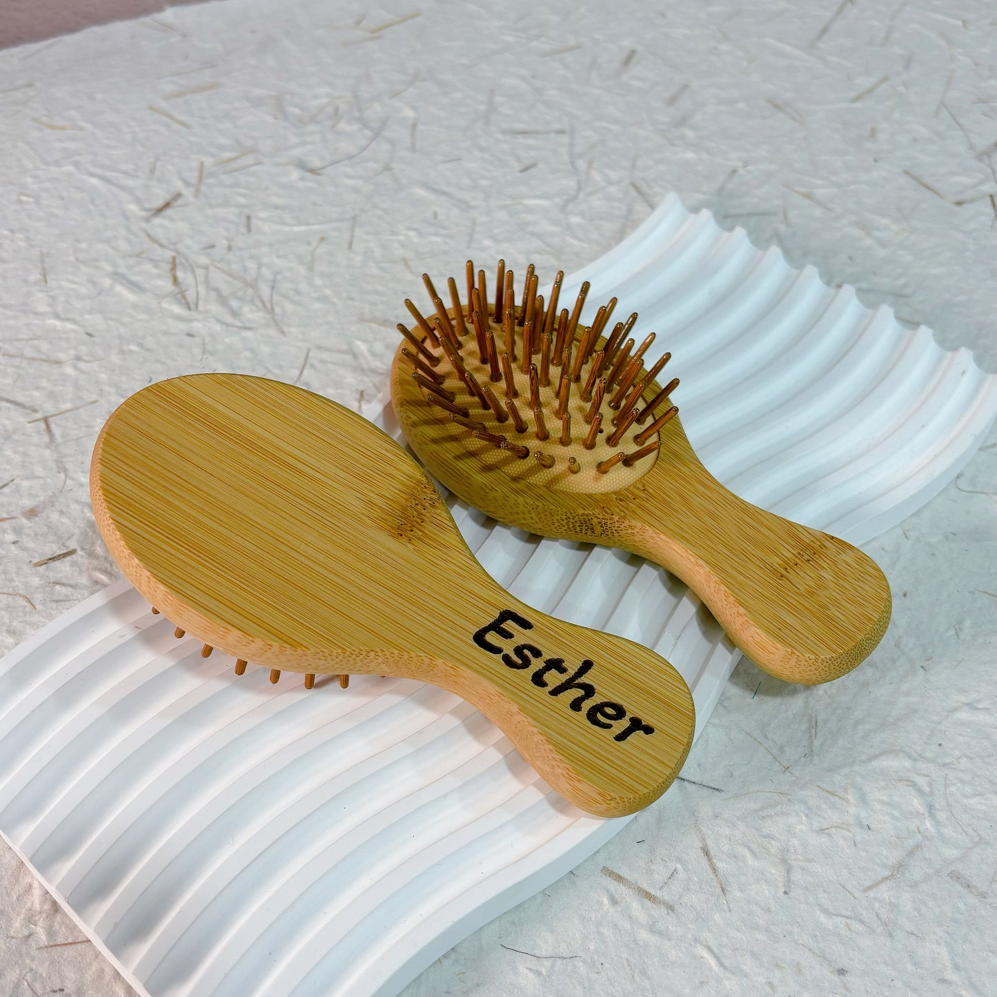 Personalised Travel Size Bamboo Comb